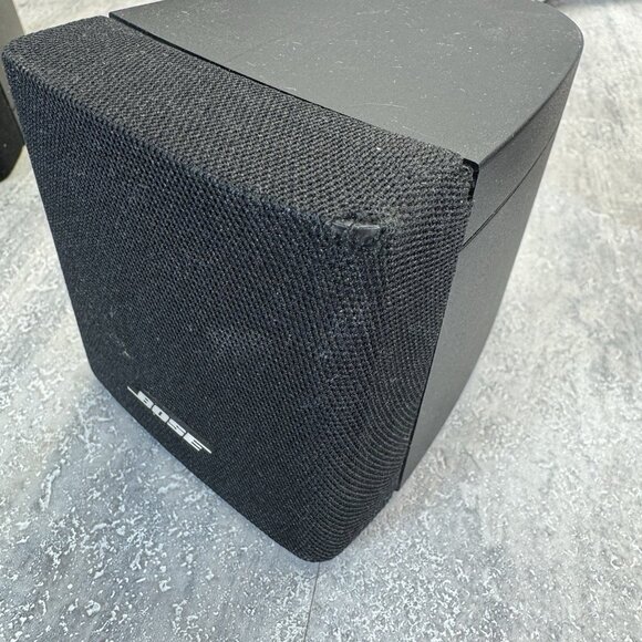 Single Black BOSE Single Cube Speakers Acoustimass Lifestyle Satellite Tear - Picture 5 of 5